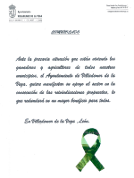 Carta de apoyo